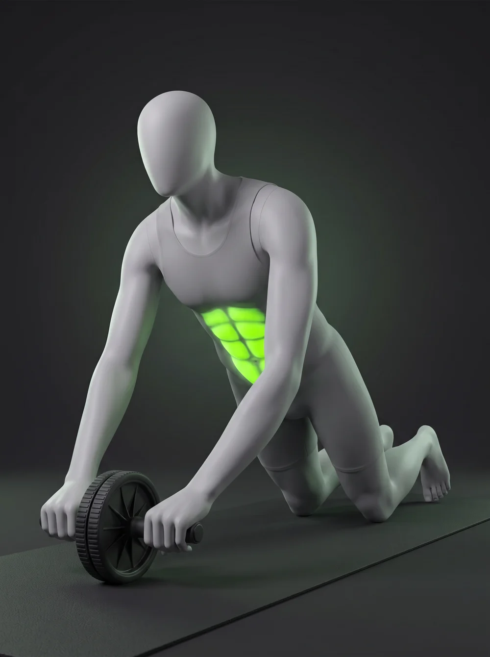 Ab Wheel Rollout