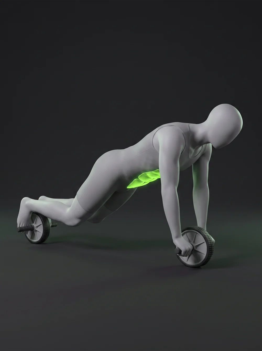 Ab Wheel Knee Tuck
