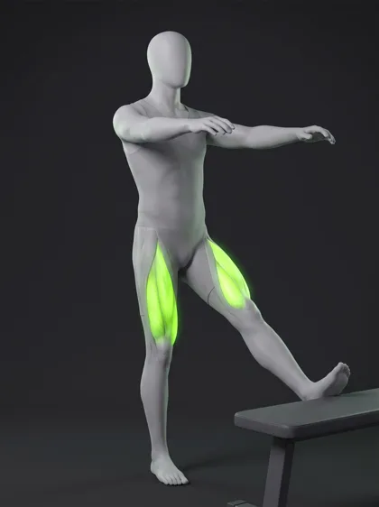 Bench-Assisted Pistol Squat