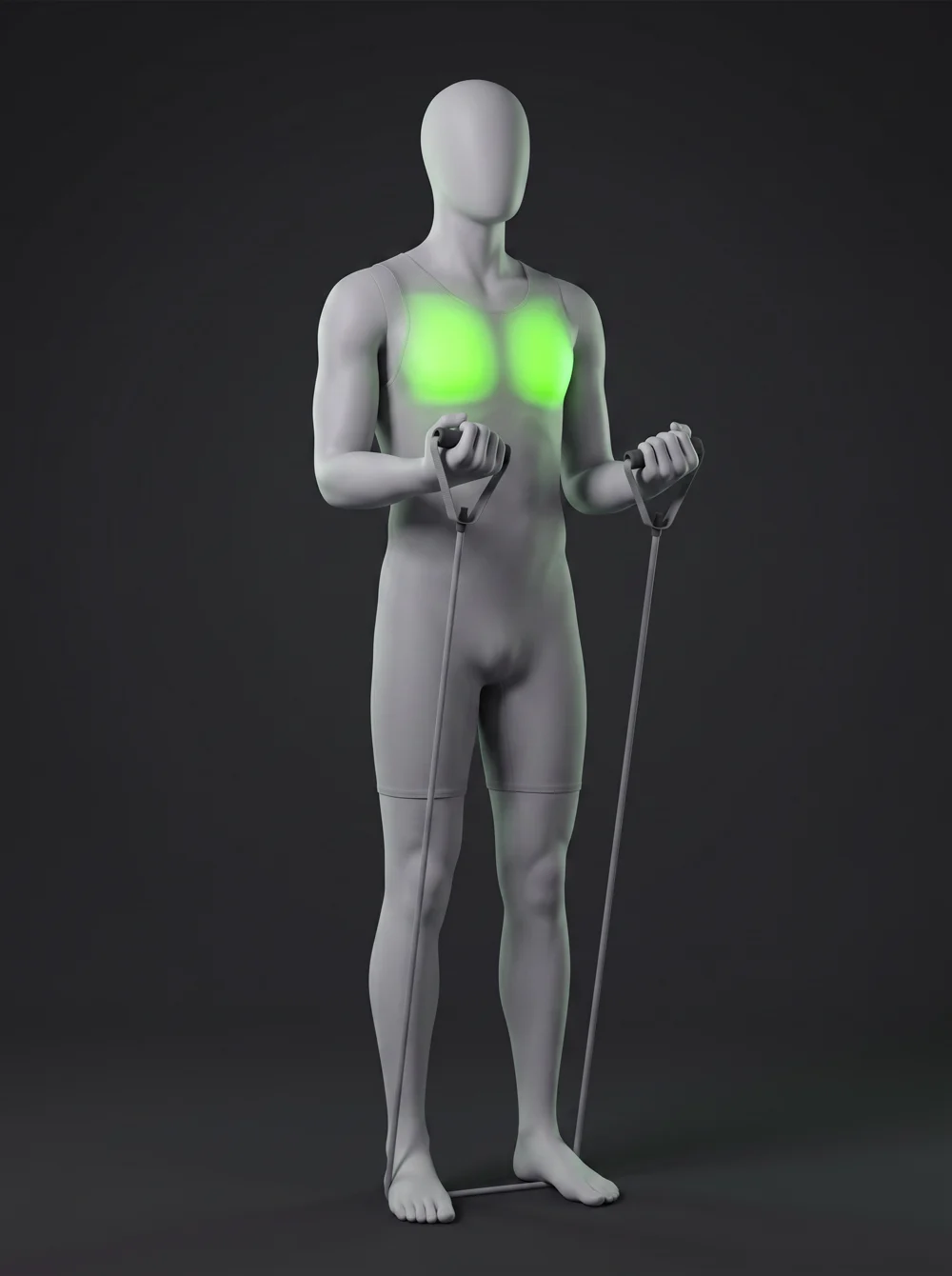 Standing Resistance Band Chest Fly