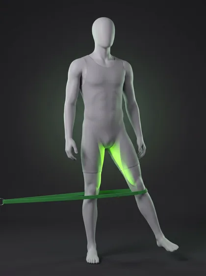 Banded Standing Hip Adduction