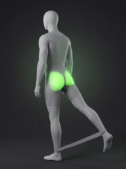 Banded Glute Kickback