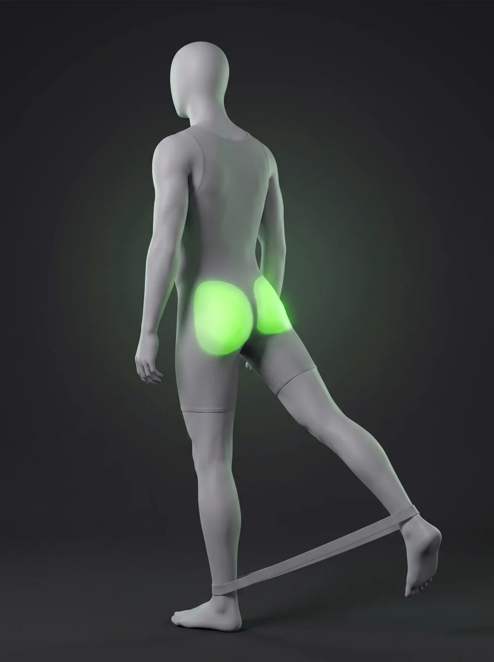 Banded Glute Kickback