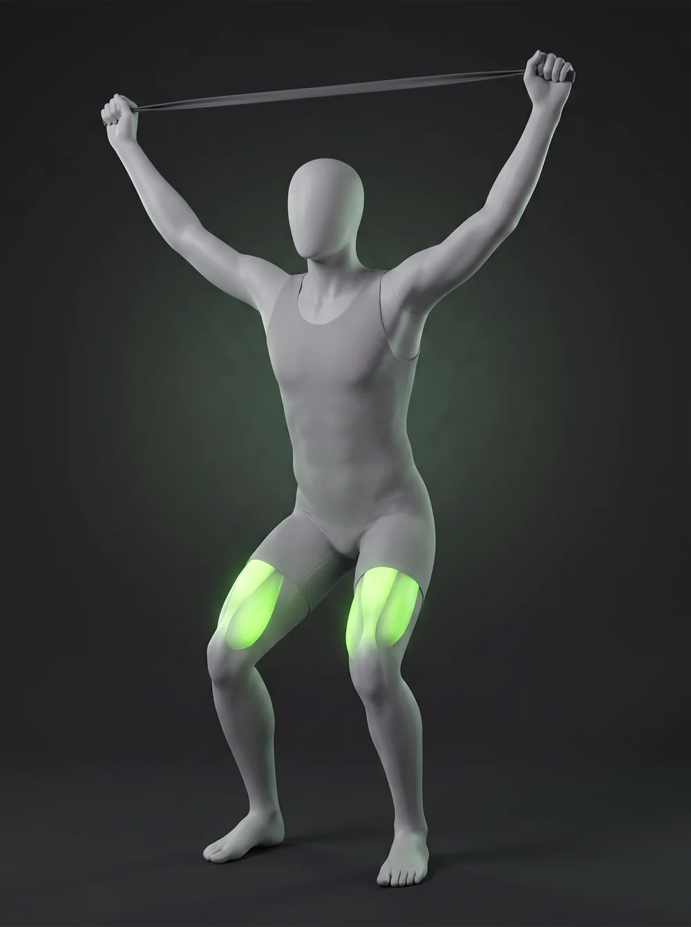Band Overhead Squat