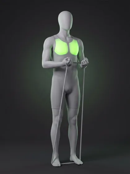 Resistance Band Chest Fly