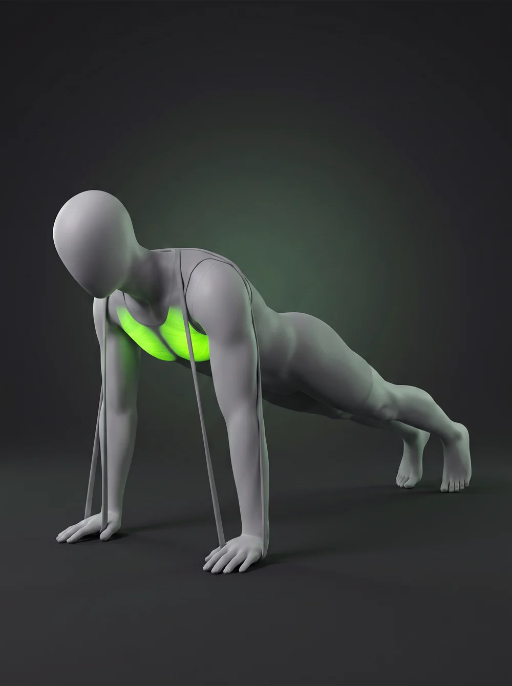 Band-Resisted Push-Up