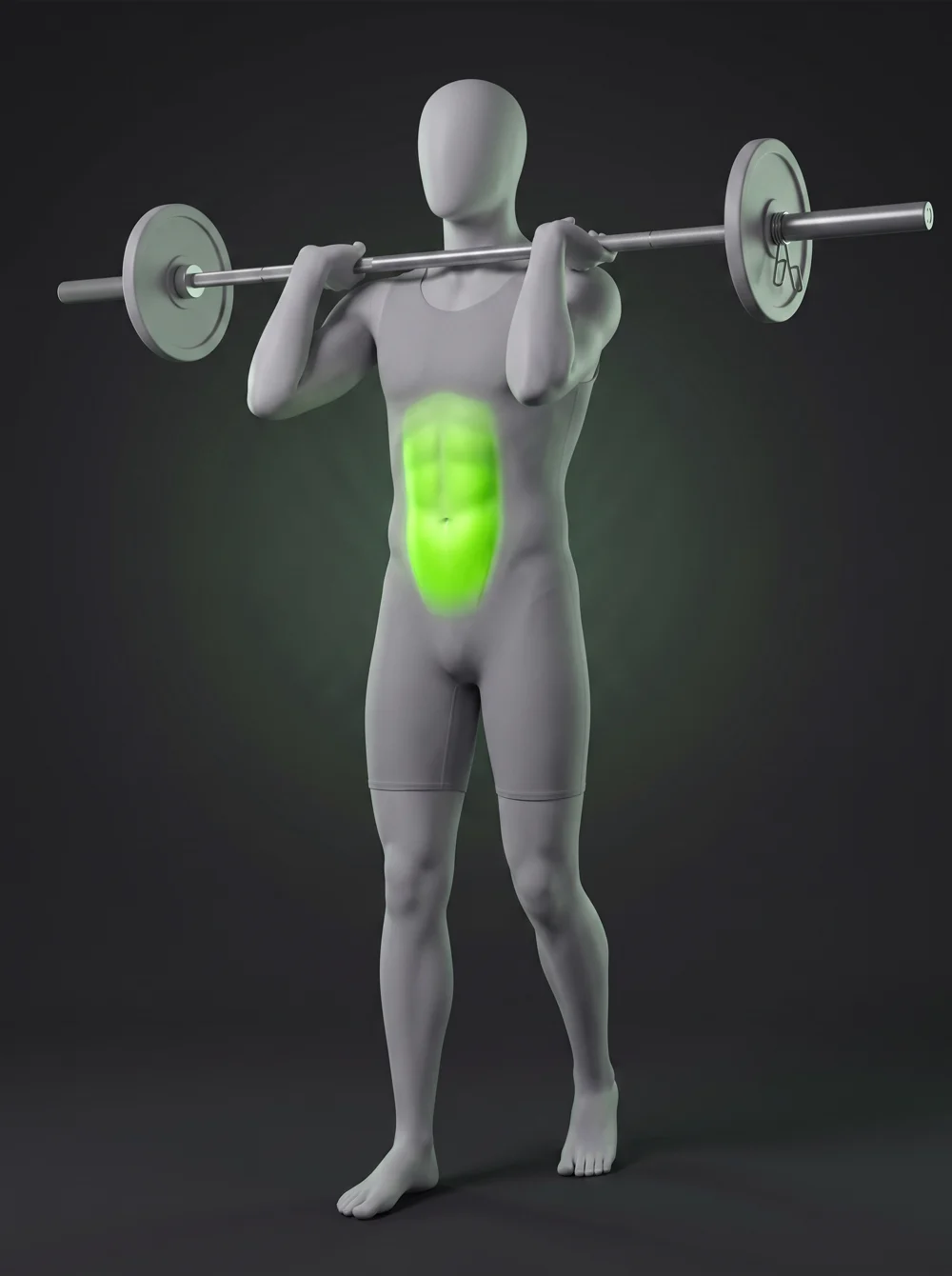 Barbell Front Rack Walk