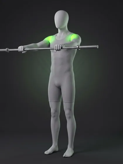 Barbell Front Raise