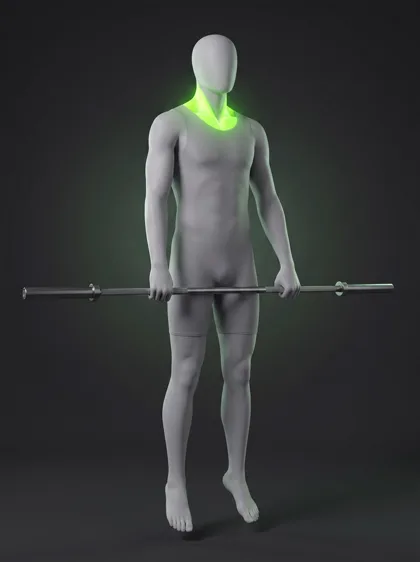 Barbell Jump Shrug