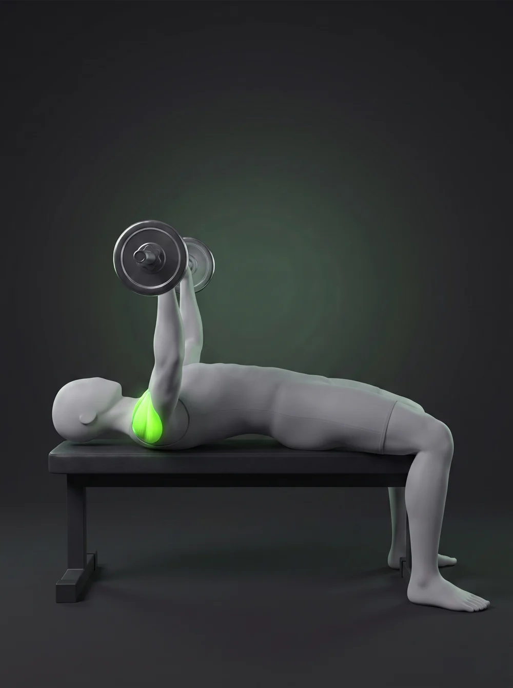 Lying Barbell Lateral Raise