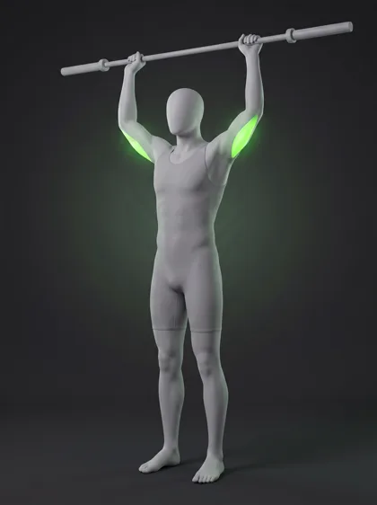 Overhead Barbell Triceps Extension