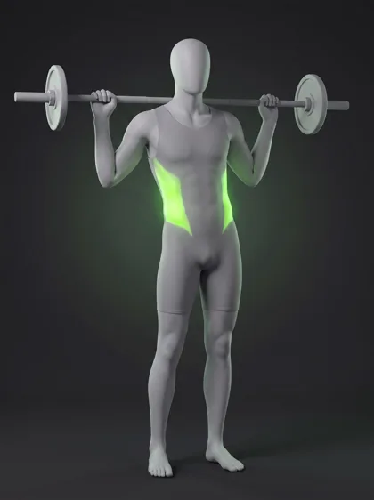 Barbell Side Bend