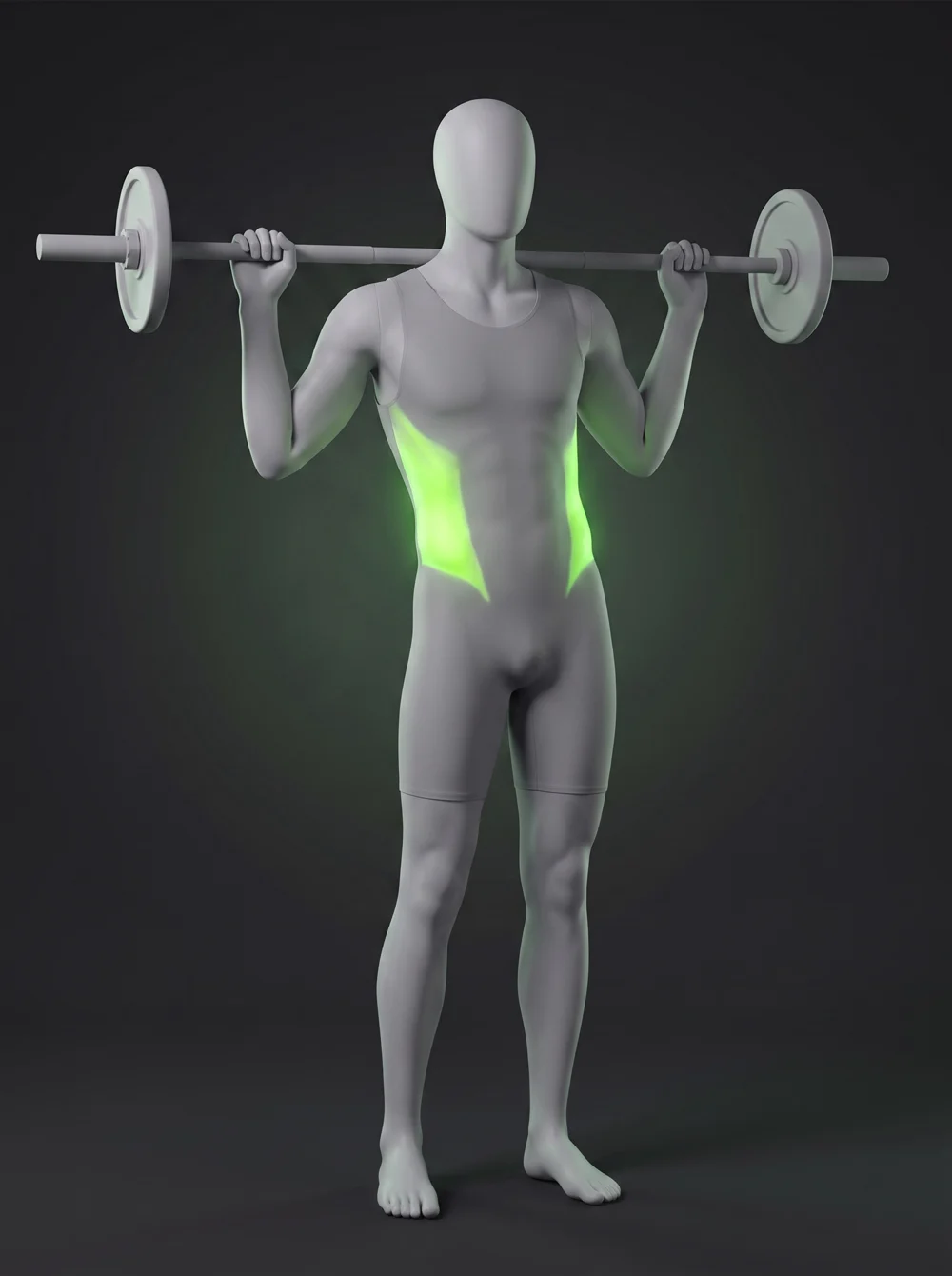 Barbell Side Bend