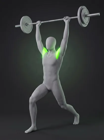 Barbell Split Jerk