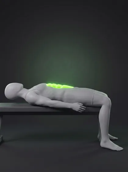 Bench Knee-to-Elbow Crunch