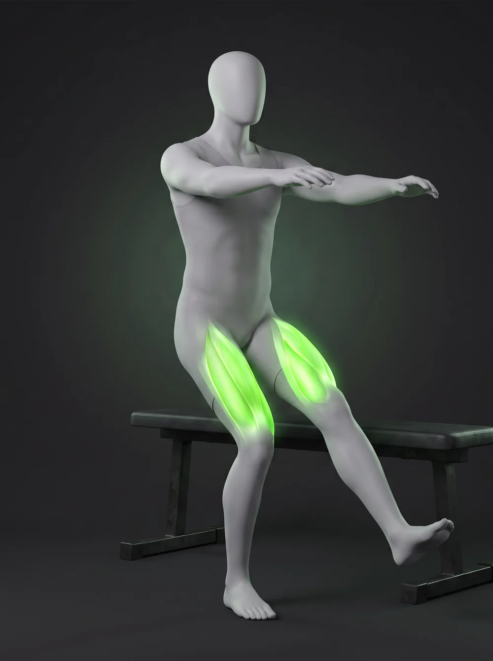 Bench Pistol Squat