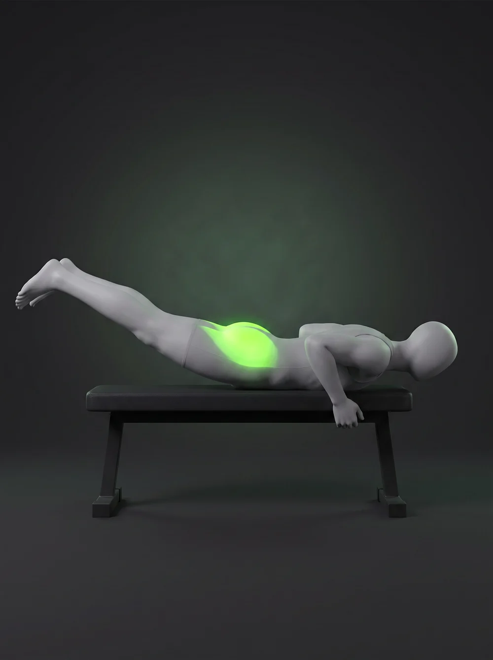 Bench Reverse Hyperextension