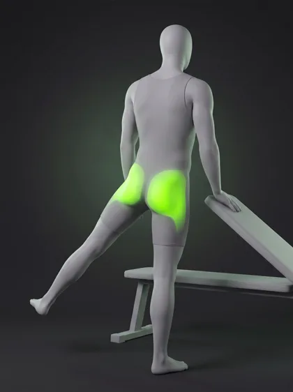 Bench-Supported Side Leg Swings