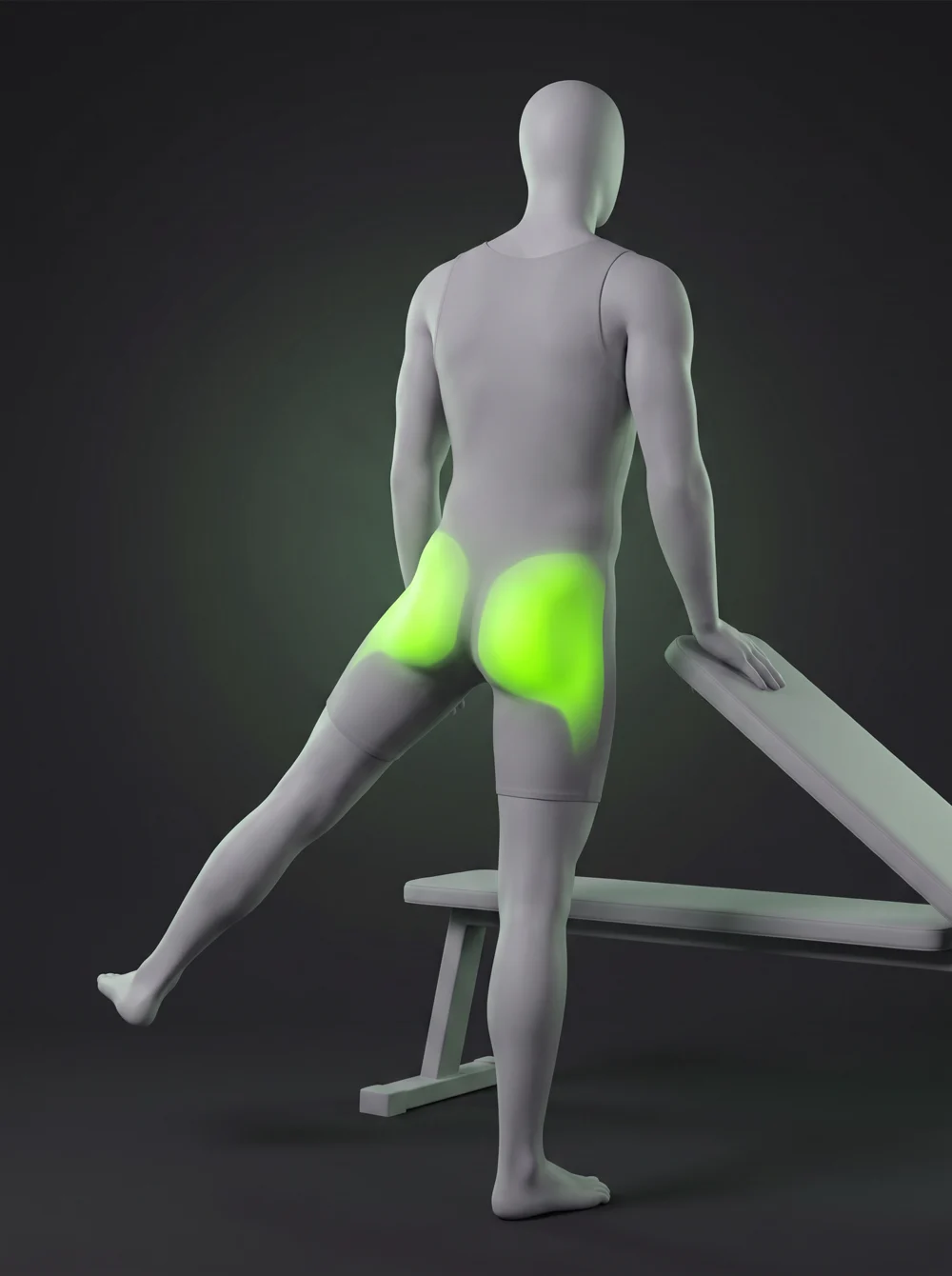 Bench-Supported Side Leg Swings