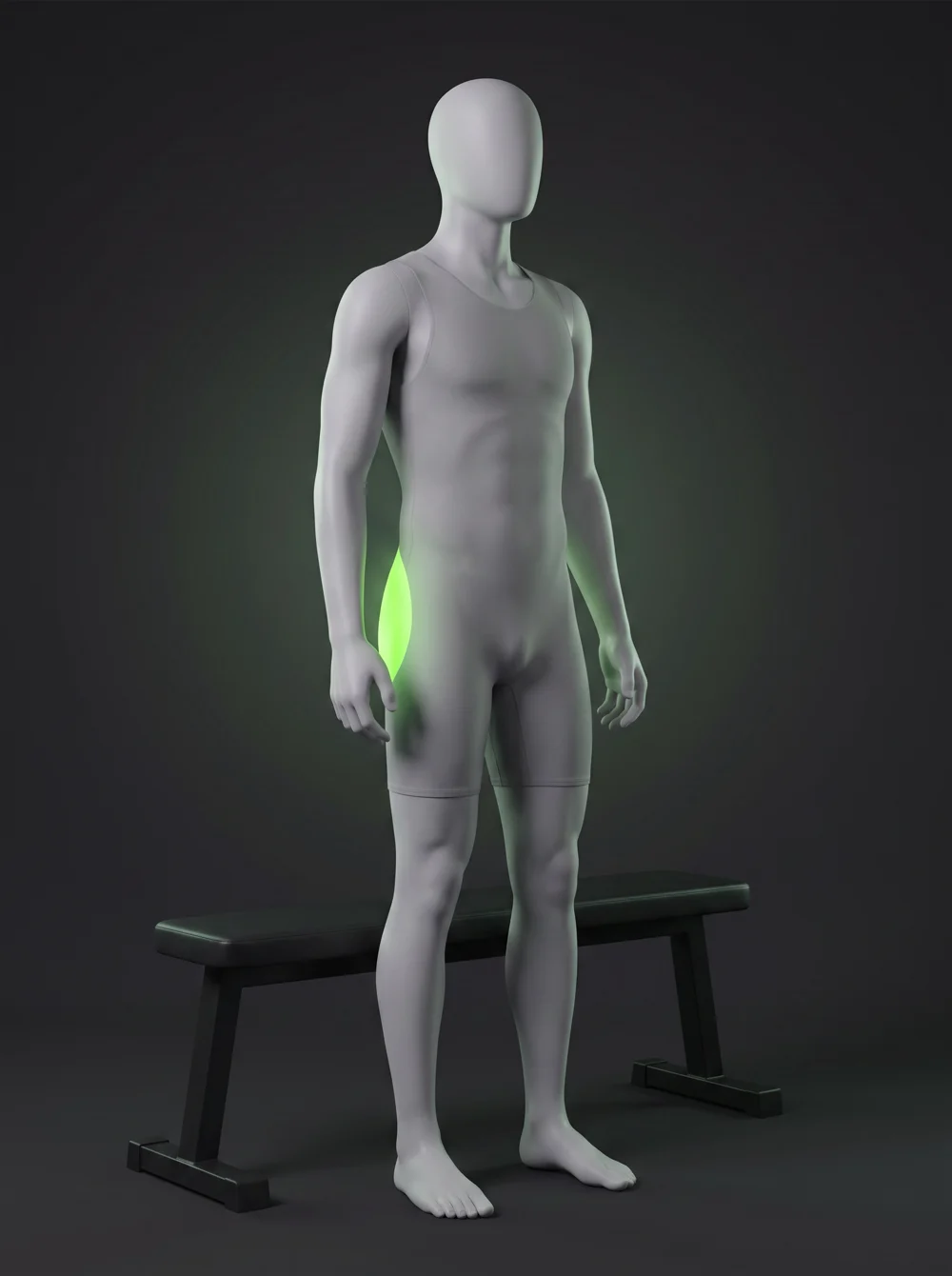Lateral Bench Step-Up
