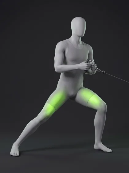 Cable Lateral Lunge