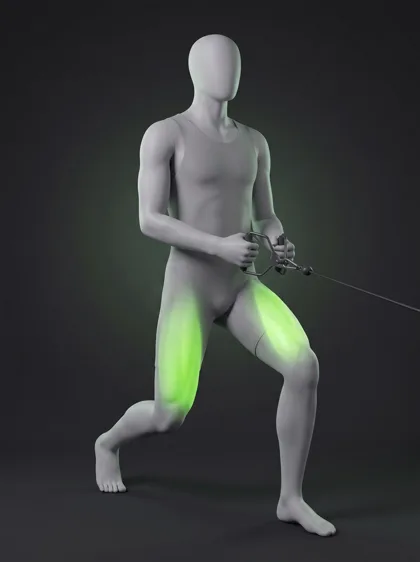 Cable Lunge
