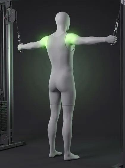 Cable Rear Delt Fly