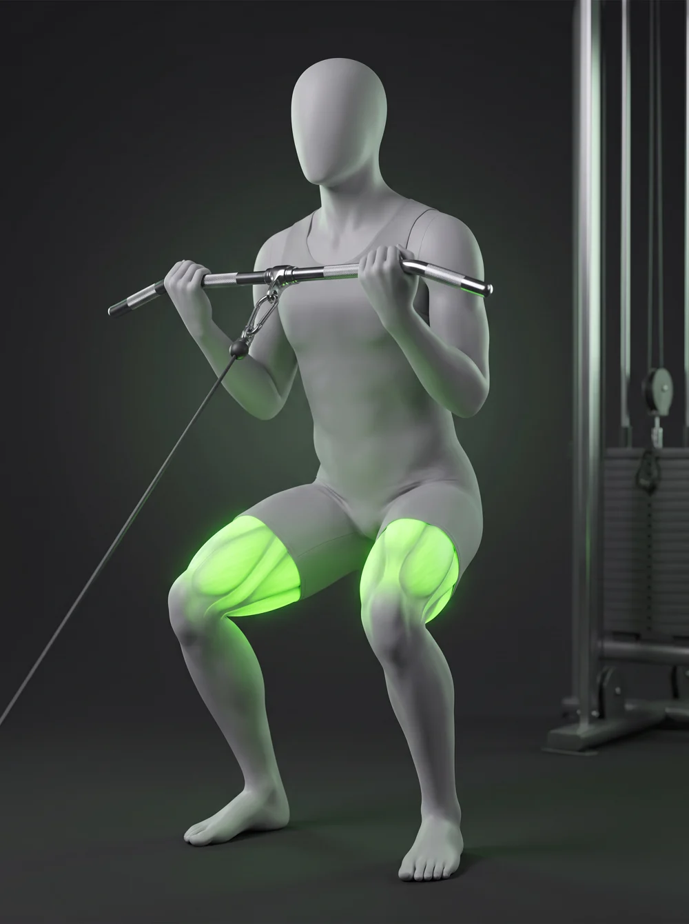 Cable Squat