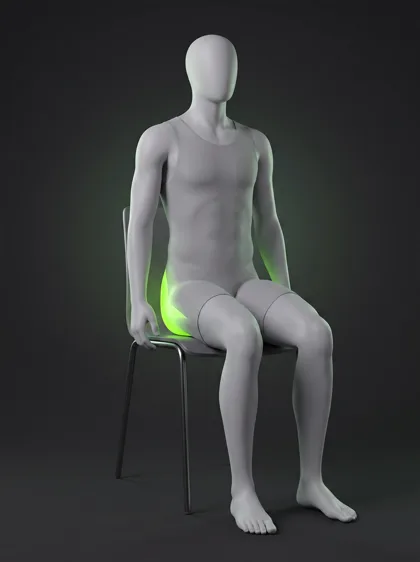 Seated Hip Abduction (chair)