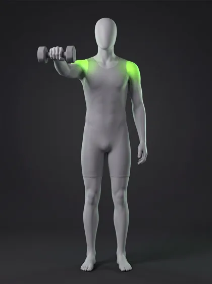 Alternating Dumbbell Front Raise