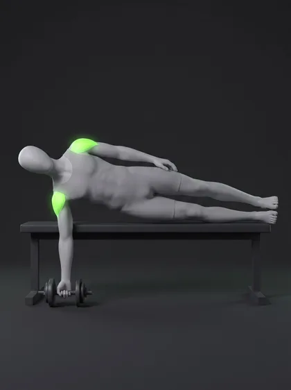 Side-Lying Dumbbell Lateral Raise
