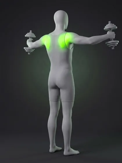 Dumbbell Scaption