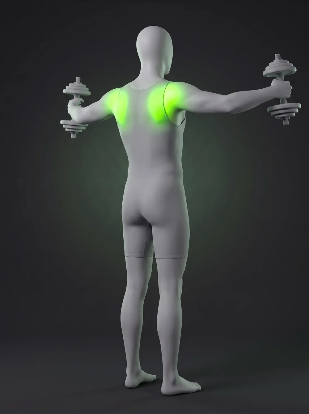 Dumbbell Scaption