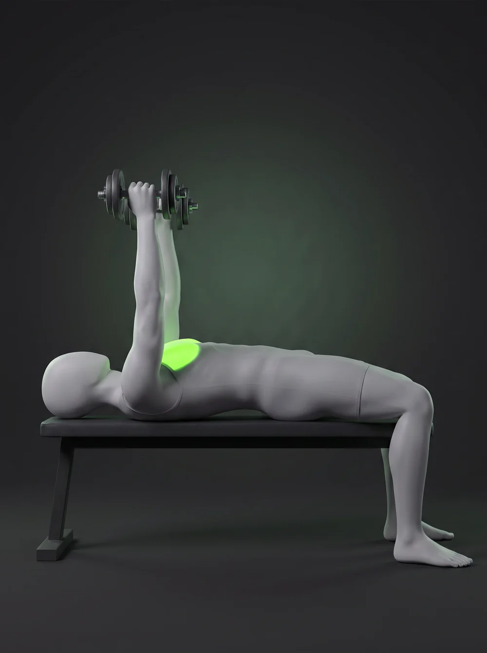Dumbbell Crush Press