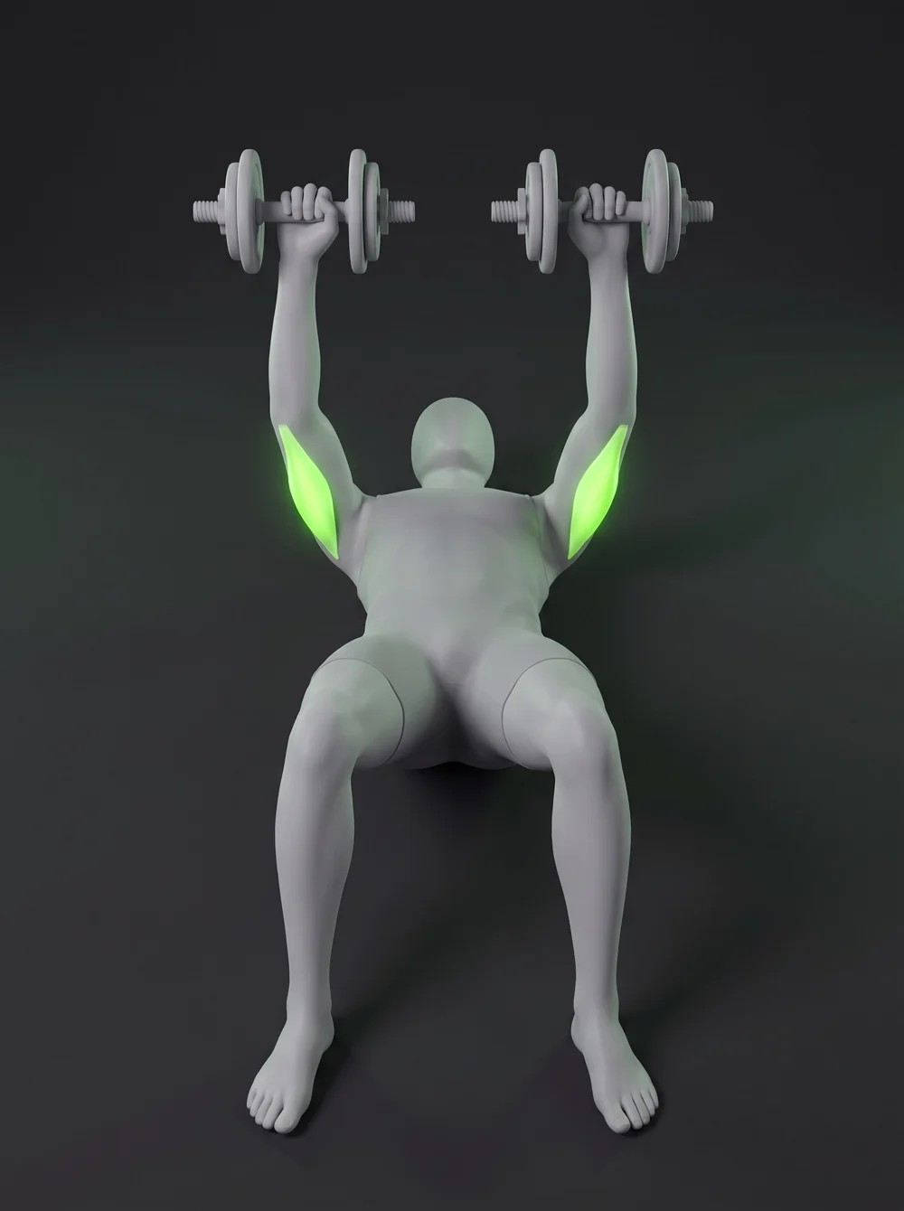 Neutral-Grip Dumbbell Floor Press