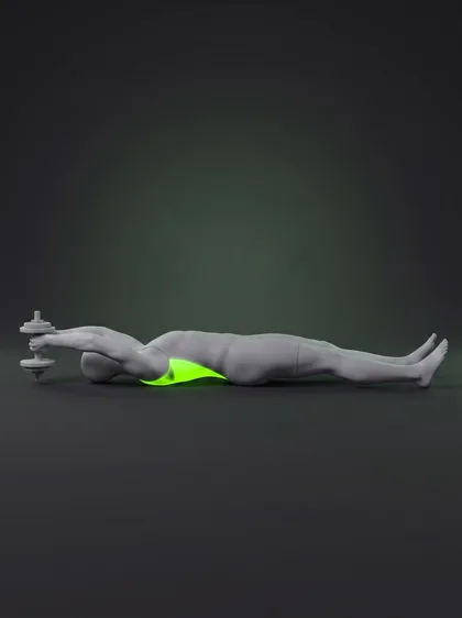Dumbbell Floor Pullover