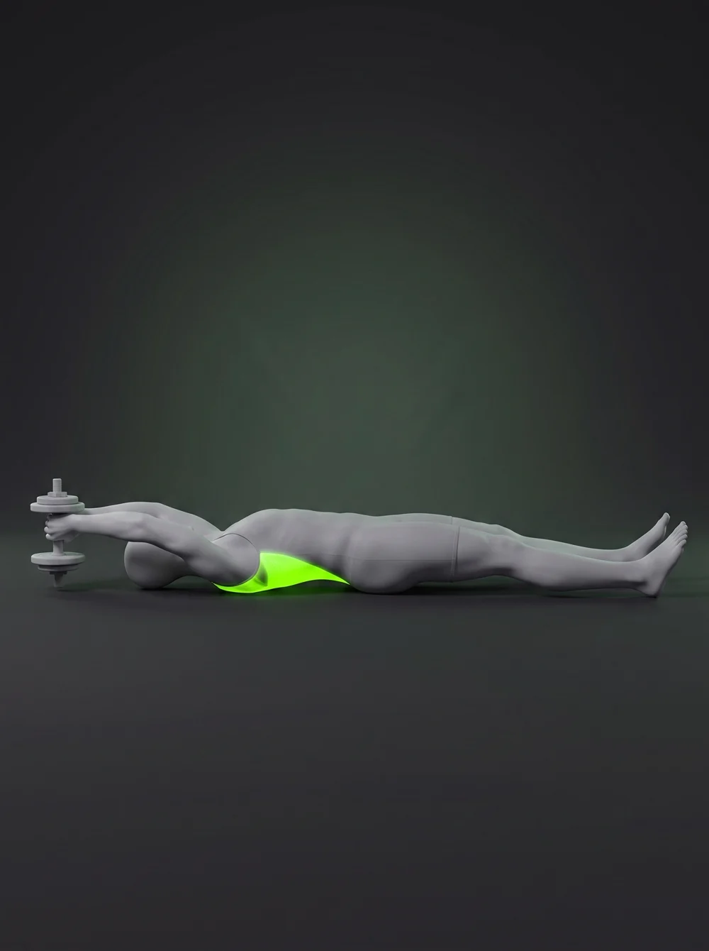 Dumbbell Floor Pullover