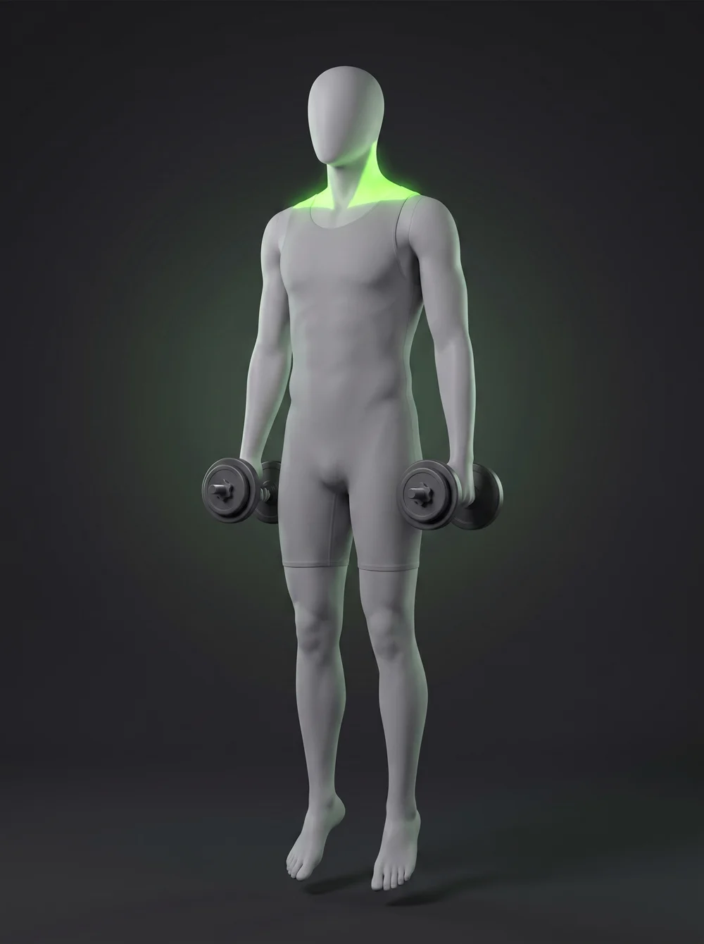 Dumbbell Jump Shrug