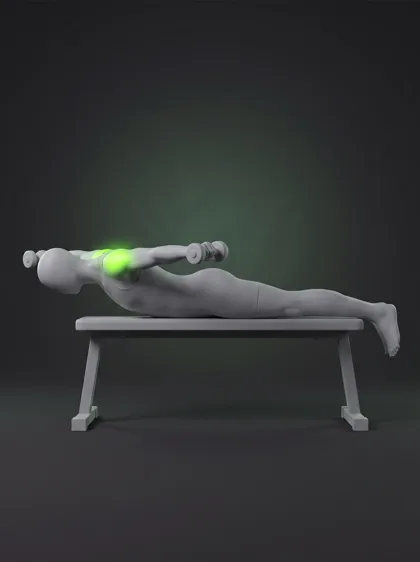 Incline Dumbbell Rear Delt Fly