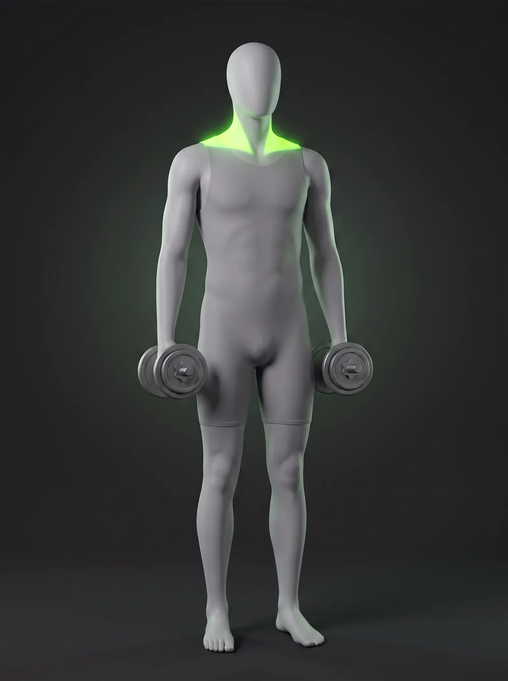 Standing Dumbbell Shrug