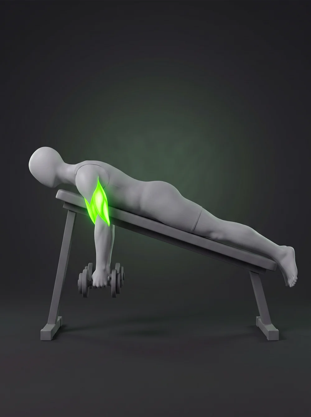 Dumbbell Spider Curl