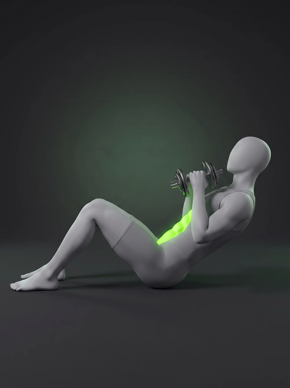 Dumbbell Sit-Up