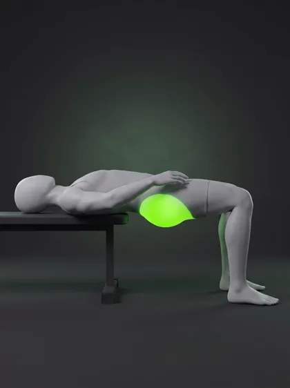 Shoulder-Elevated Glute Bridge