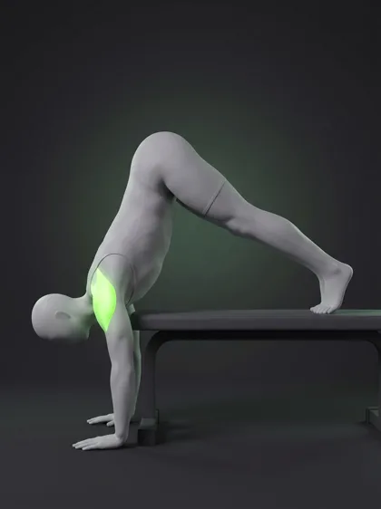 Feet-Elevated Pike Push-Up