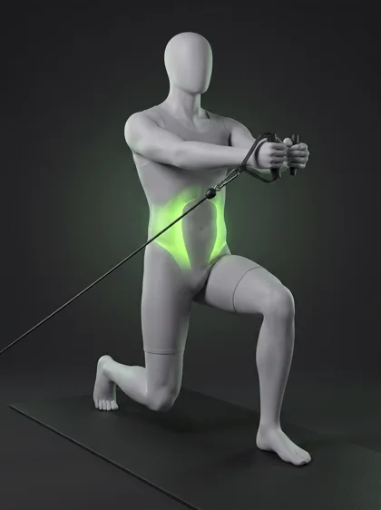 Half-Kneeling Anti-Rotation Hold