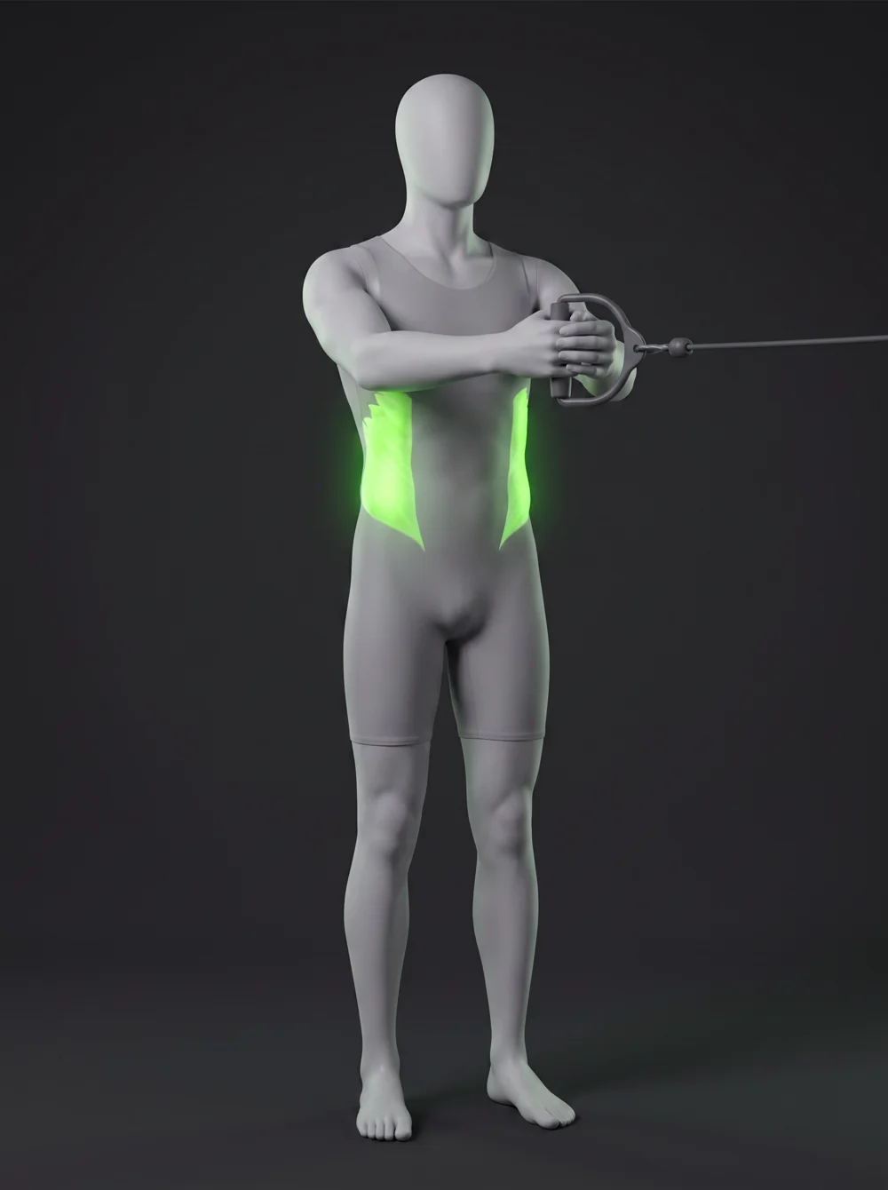 Half-Kneeling Pallof Press