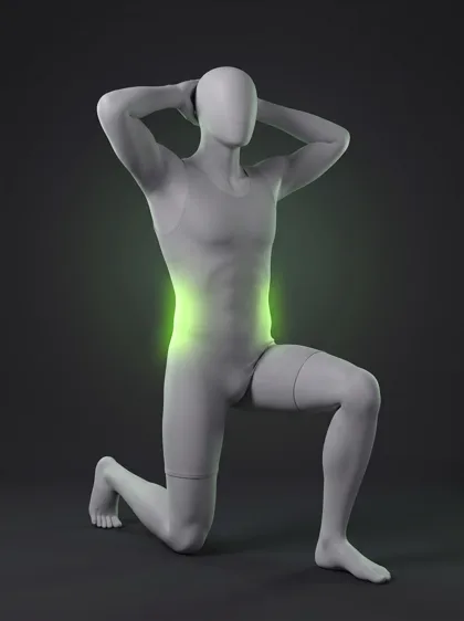 Half-Kneeling Thoracic Rotation