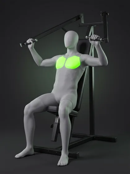 Seated Incline Machine Chest Press