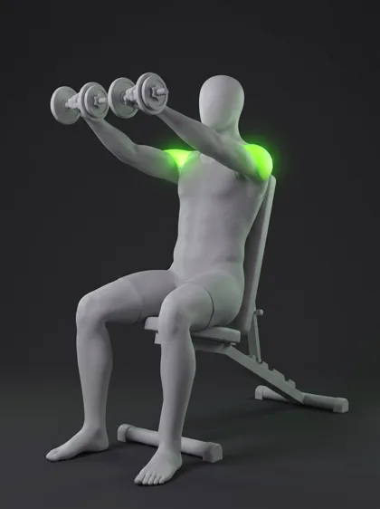 Incline Dumbbell Front Raise