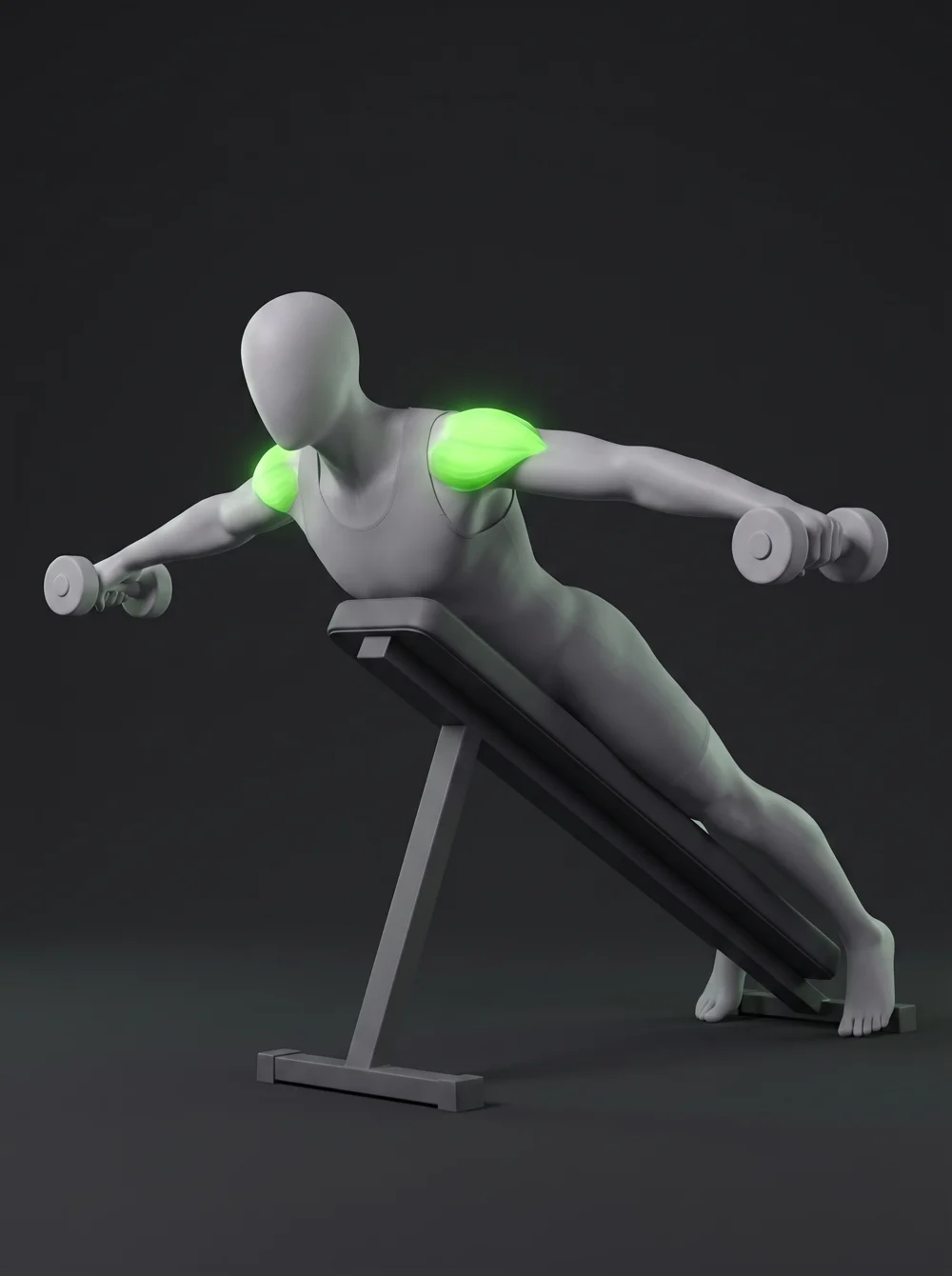 Incline Dumbbell T-Raise